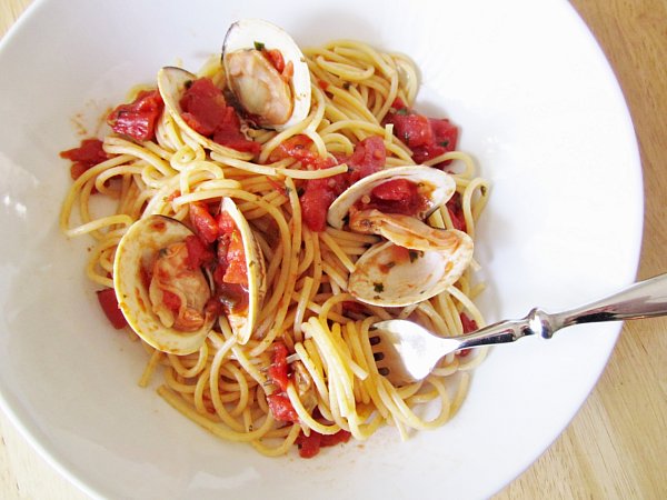 Spaghetti with Red Clam Sauce Mission Food