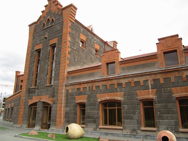 A large stone building