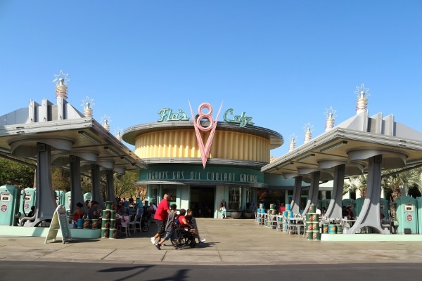 exterior of Flo\'s Cafe at Disney\'s California Adventure