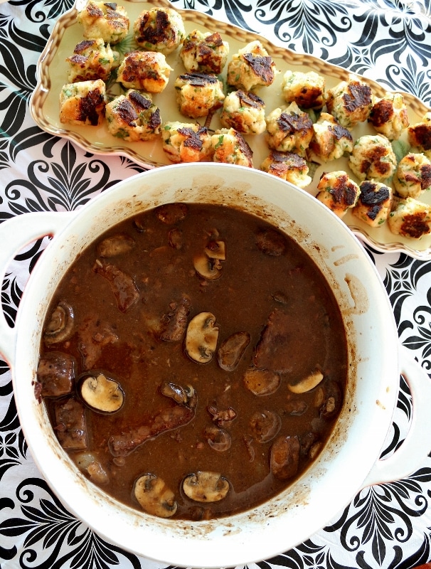 Beef Bourguignon with Baguette Dumplings | Mission: Food