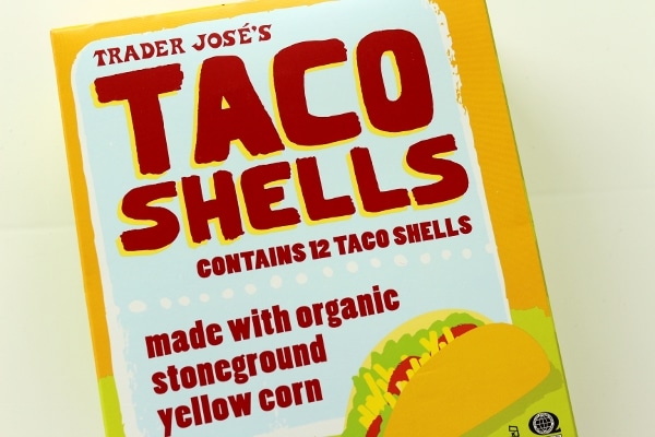 a box of Trader Joe\'s taco shells