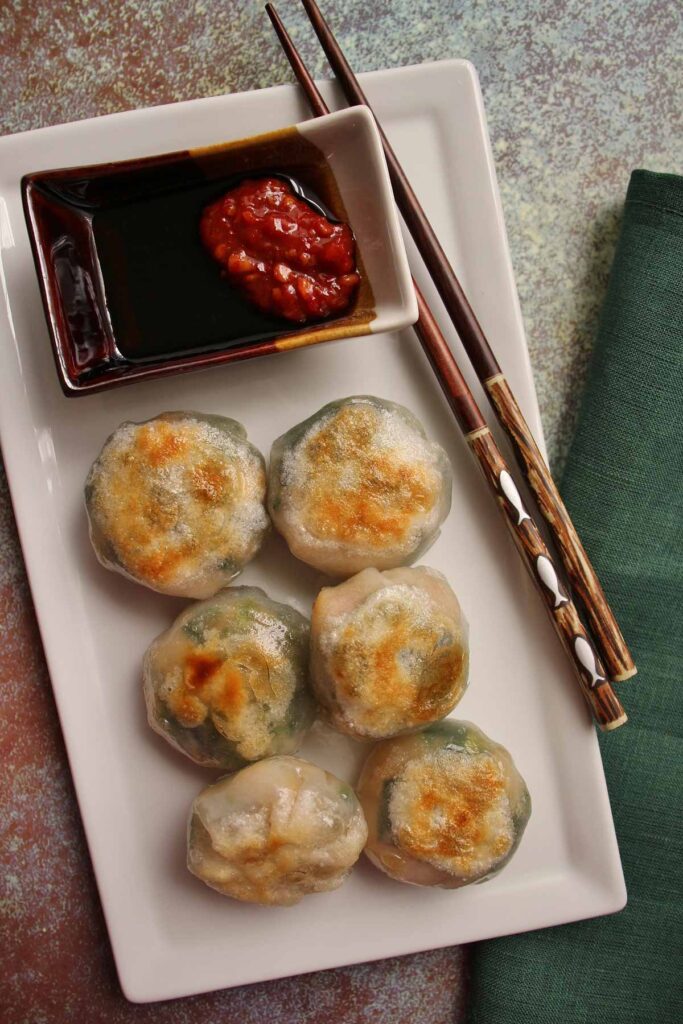 Jiu Cai Jiao (Chinese Chive Dumplings) Mission Food Adventure