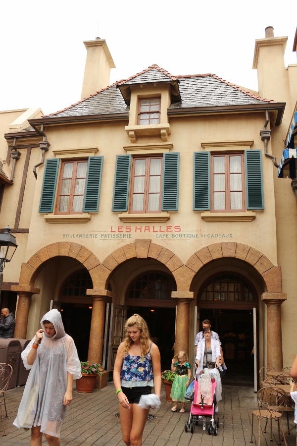 exterior of Les Halles in Epcot\'s France Pavilion