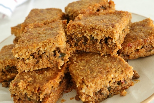 A platter of sini koftes