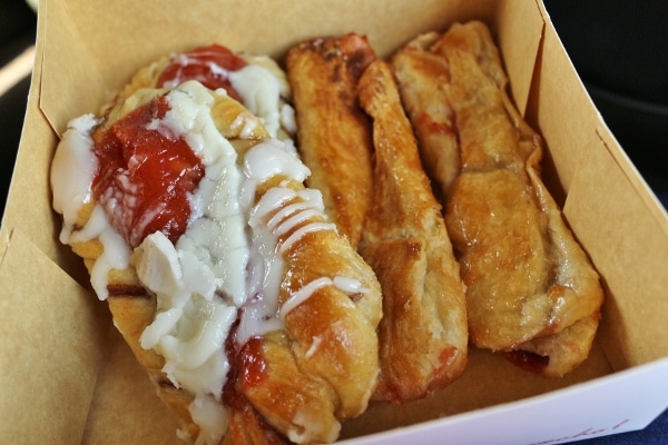 various pastries in a box