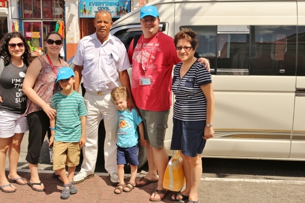 A group of people posing for the camera