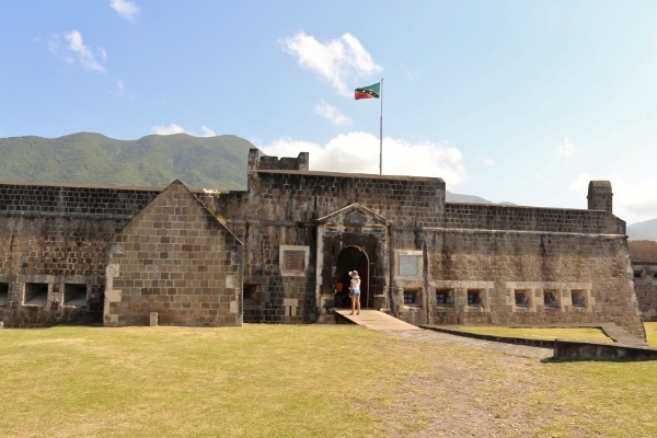 exterior view of Brimstone Hill Fortress