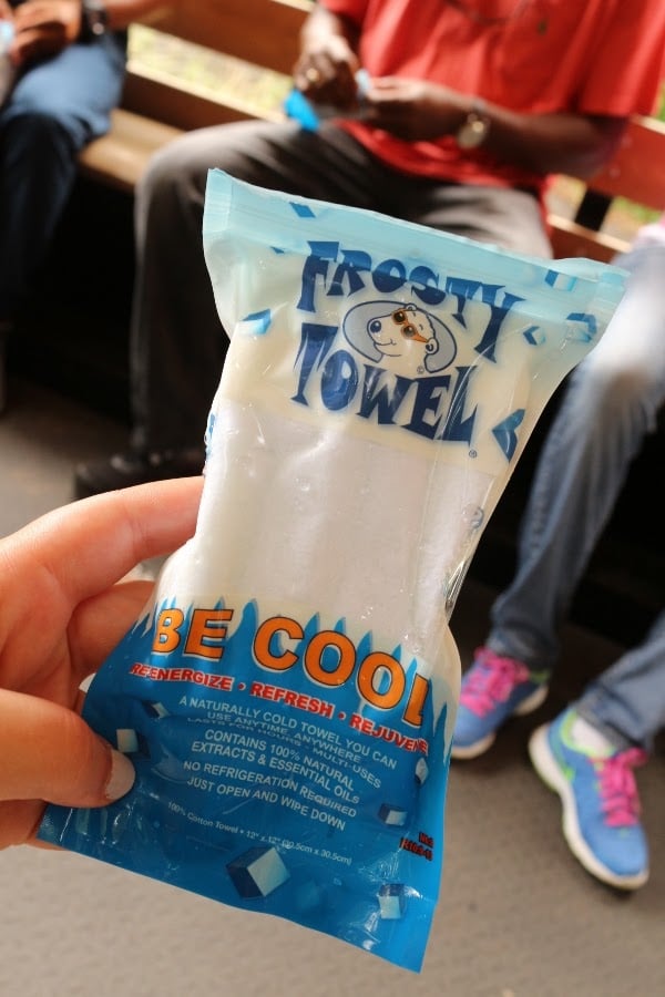 a Frosty Towel package