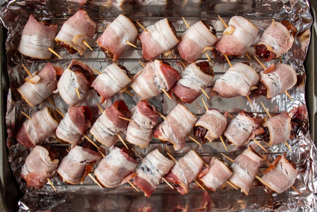 Devils on Horseback (Bacon Wrapped Dates with Goat Cheese) Mission