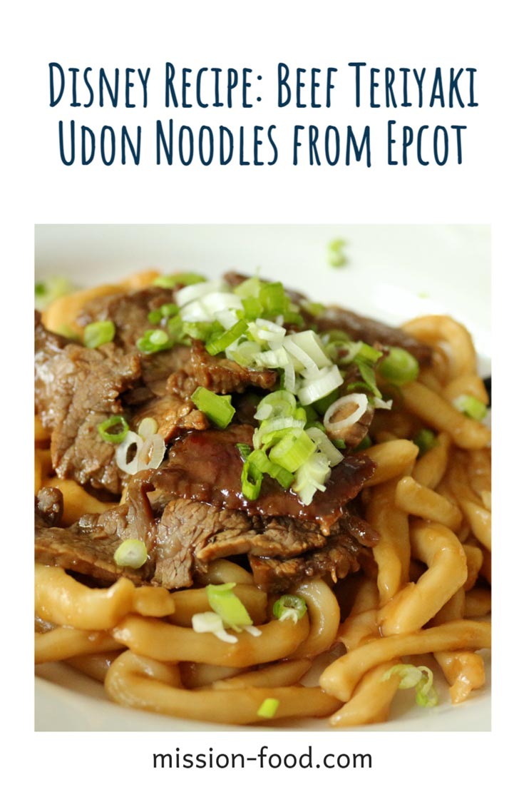 Beef Teriyaki Udon Noodles Mission Food Adventure
