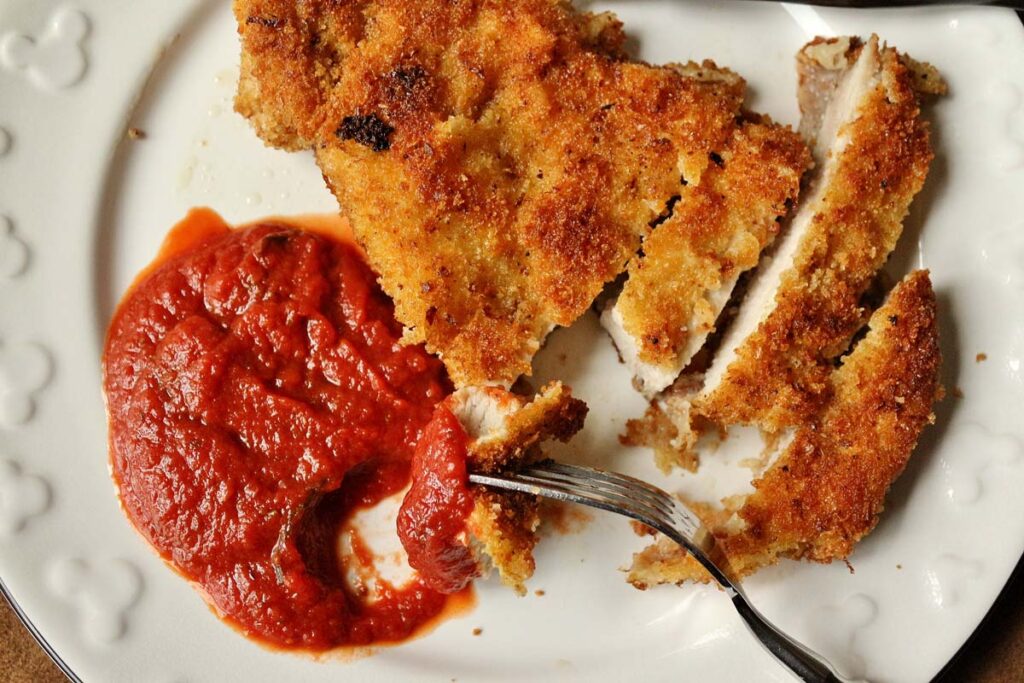 Milanese Pork with TomatoBalsamic Sauce Mission Food Adventure
