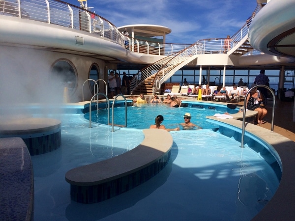 the Quiet Cove pool on the Disney Fantasy