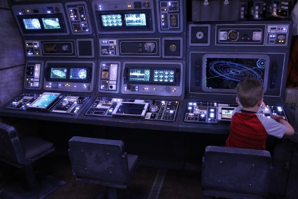 a control room looking area for children to play