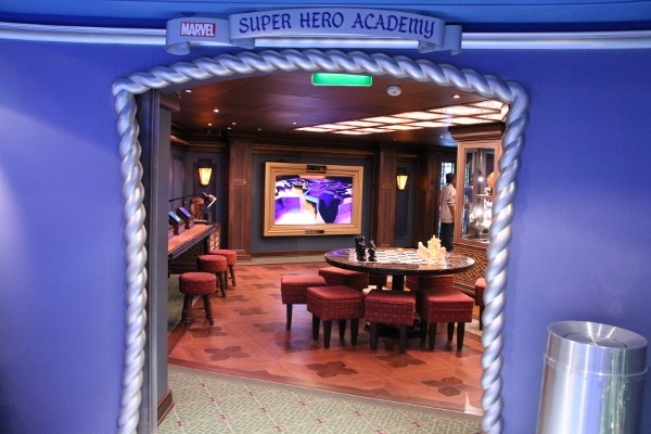 entrance to the Marvel Super Hero Academy in the Oceaneer\'s Club