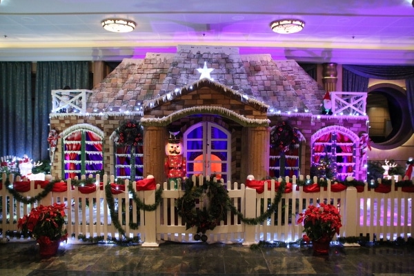 a large gingerbread house