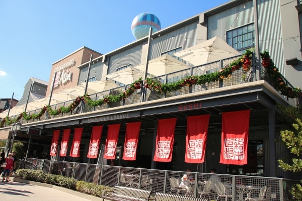 exterior of Morimoto Asia restaurant in Disney Springs