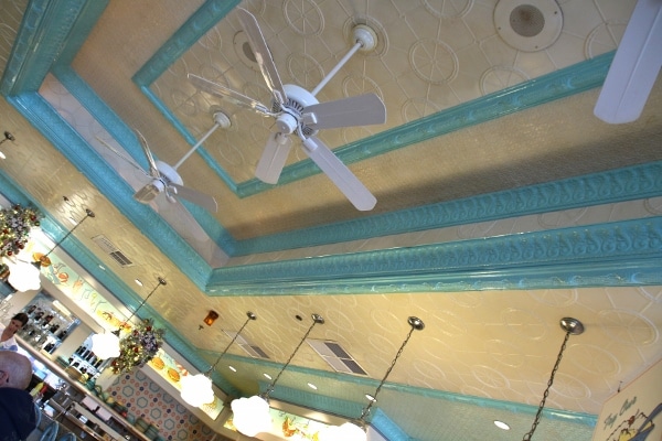 view looking up at the ceiling of Beaches & Cream Soda Shop