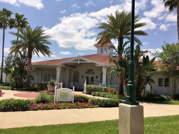 exterior of the Senses Spa at Disney\'s Grand Floridian Resort