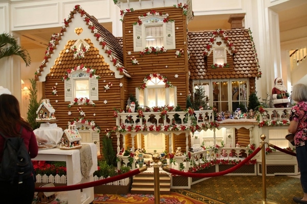 a large gingerbread house
