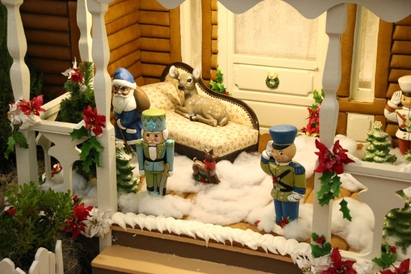 closeup of another section of the Grand Floridian gingerbread house