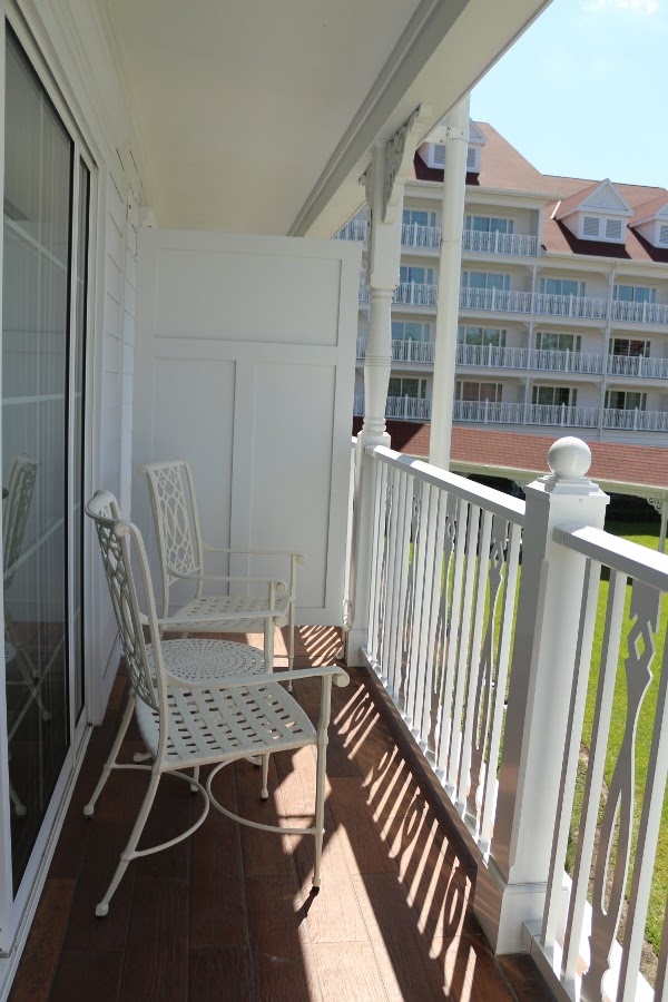 chairs on a hotel balcony