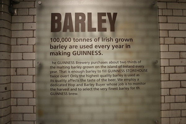 a sign about Barley