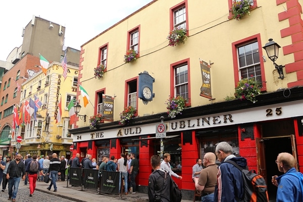 exterior of The Auld Dubliner