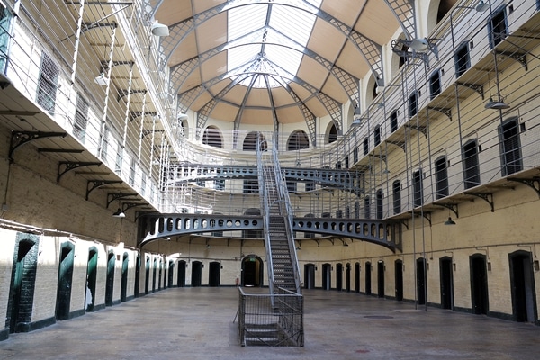 the newer wing of Kilmainham Gaol in Dublin
