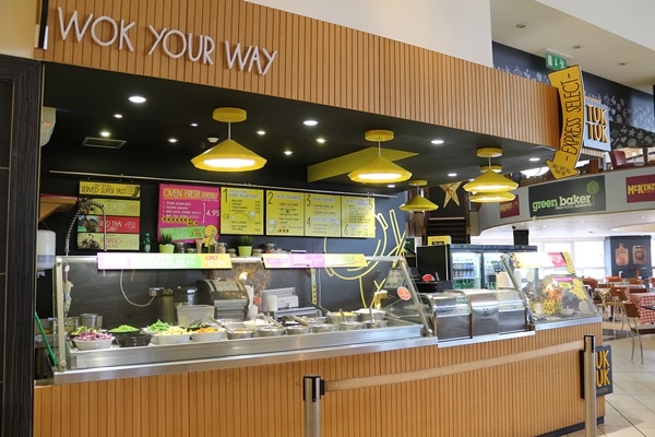 Wok Your Way food stall in a food court