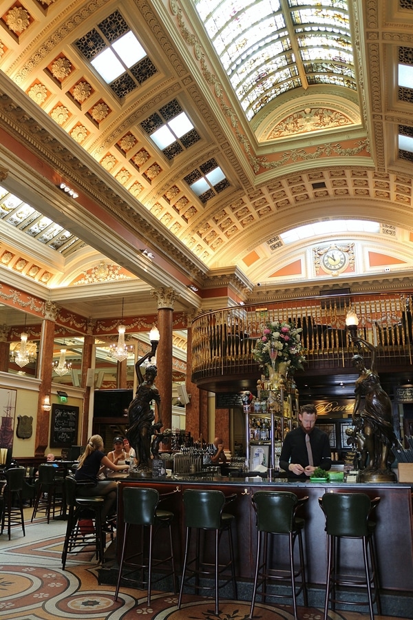 interior of The Bank on College Green restaurant