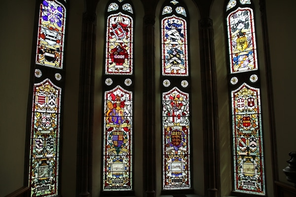 stained glass windows