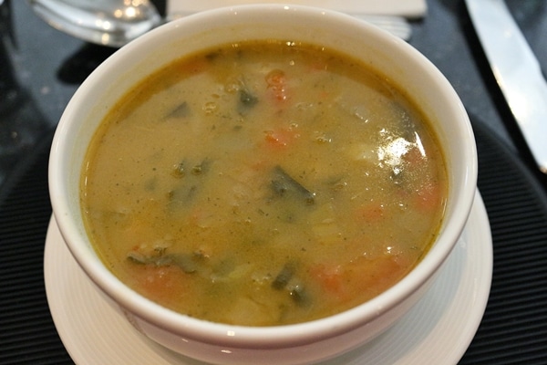 A bowl of soup