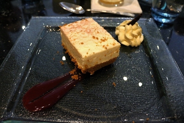 dessert on a plate
