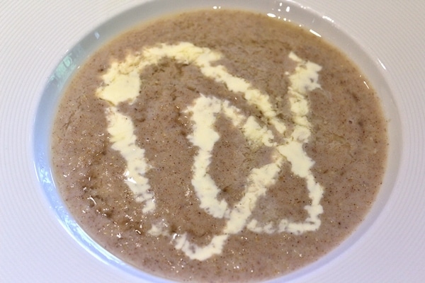 A close up of a bowl of porridge