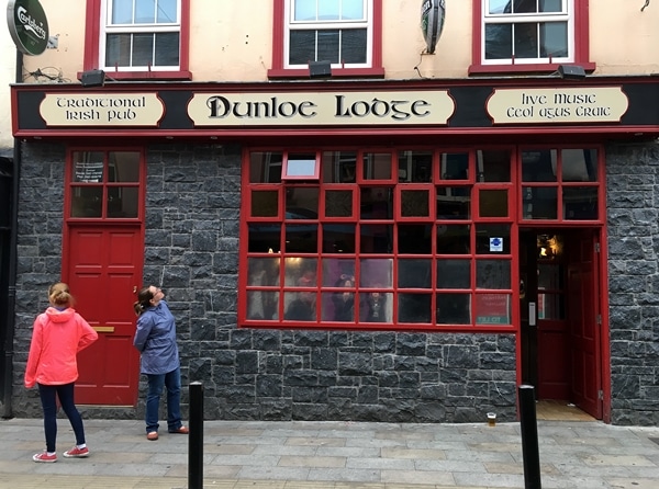 exterior of Dunloe Lodge