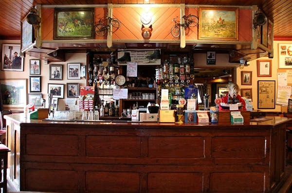 a bar inside an inn