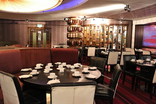 interior of a restaurant dining room