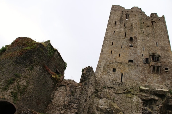 closeup of Blarney Castle