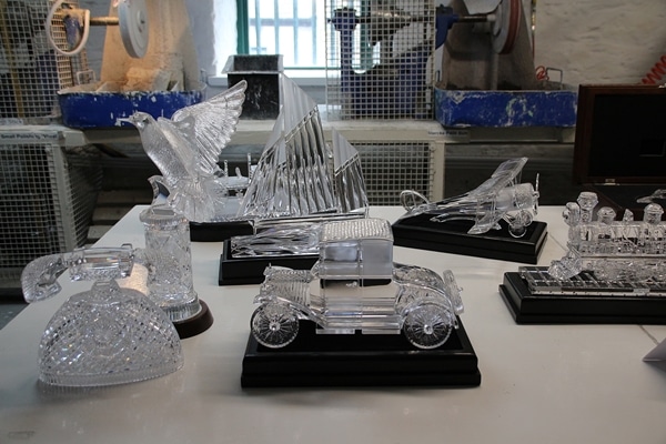 various crystal sculptures