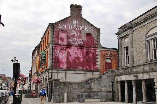 A large brick building that says Smithwick\'s on it