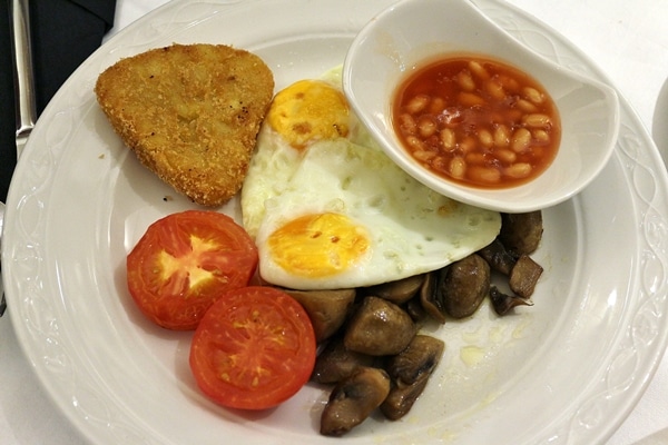 a full Irish breakfast on a plate