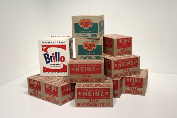 various boxes on display