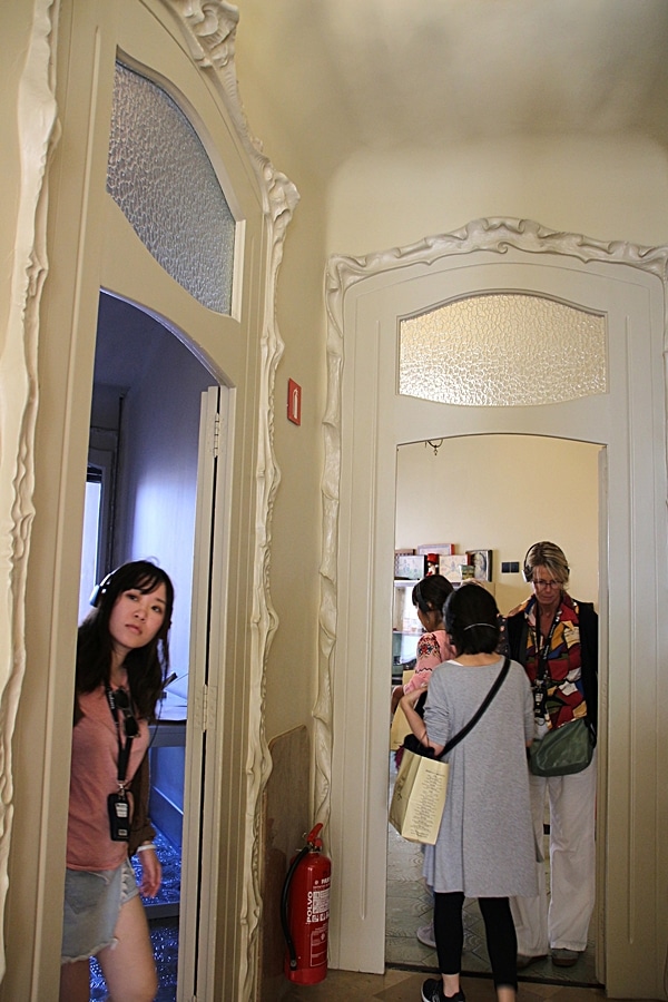 people touring an apartment