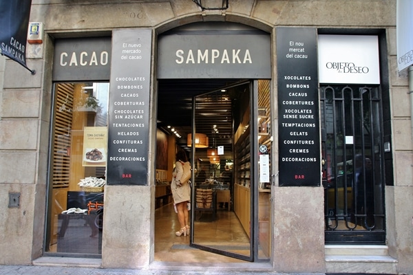 exterior of a shop called Cacao Sampaka