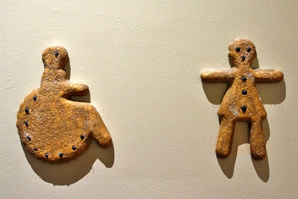 gingerbread cookie themed bathroom signs