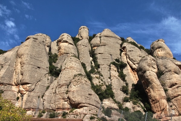 A rocky mountain
