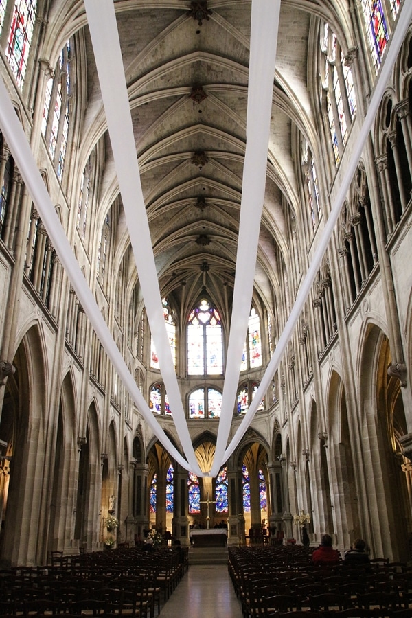 interior of a large church