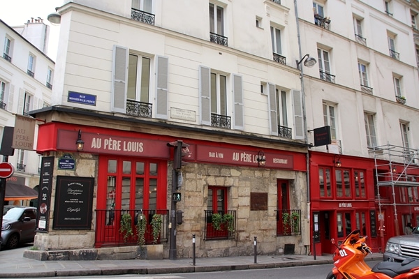 a restaurant on a street corner