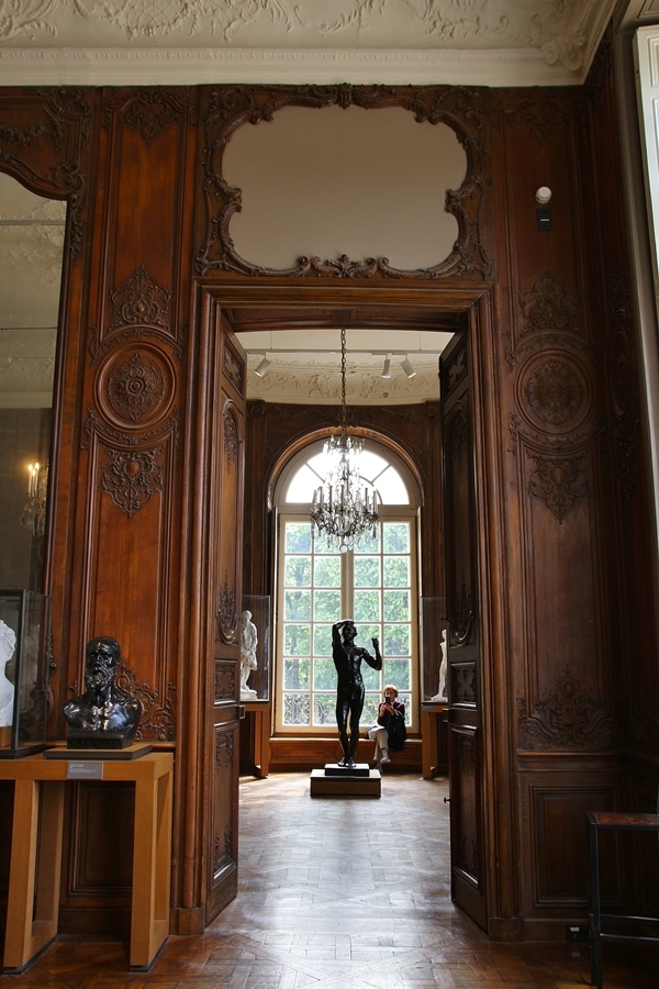 a grand room inside a museum