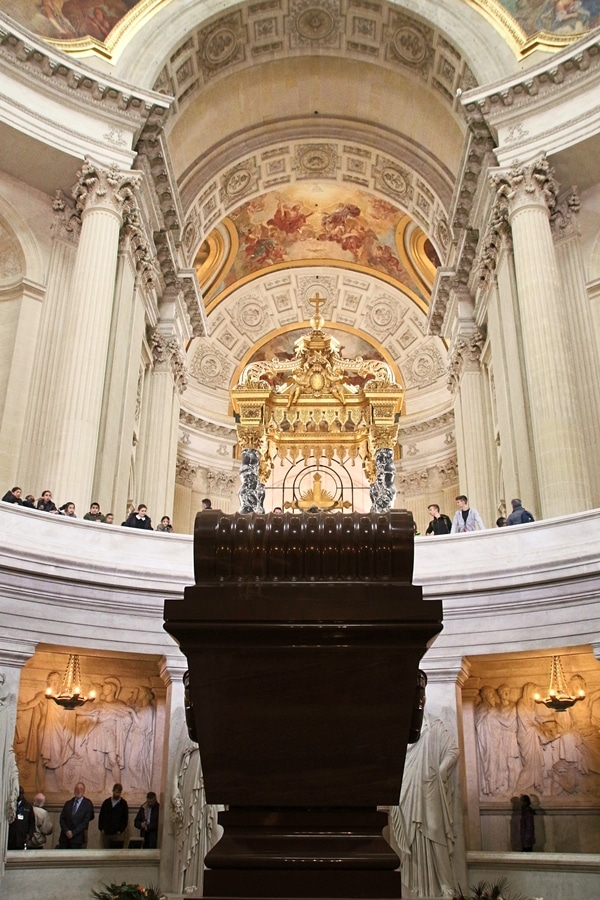 a view of Napoleon\'s tomb